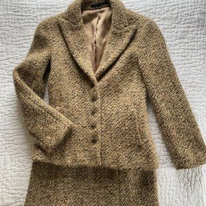 Theory Wool Boucle Jacket and Mini Skirt